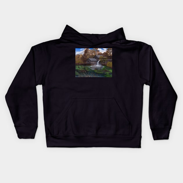 The Old Mabry Mill Kids Hoodie by Matt Starr Fine Art